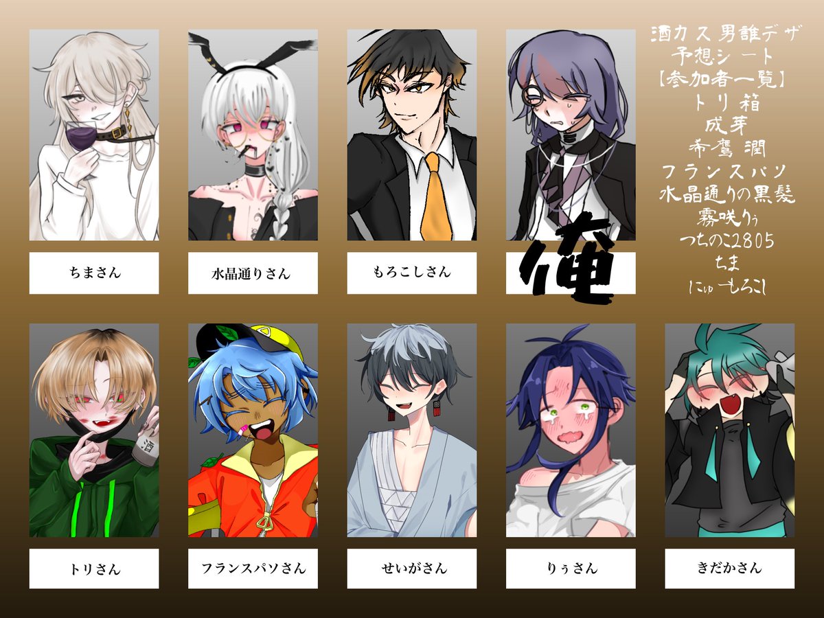 予想はこうでした！！！！！
？？？？？？？まて全問正解？？？