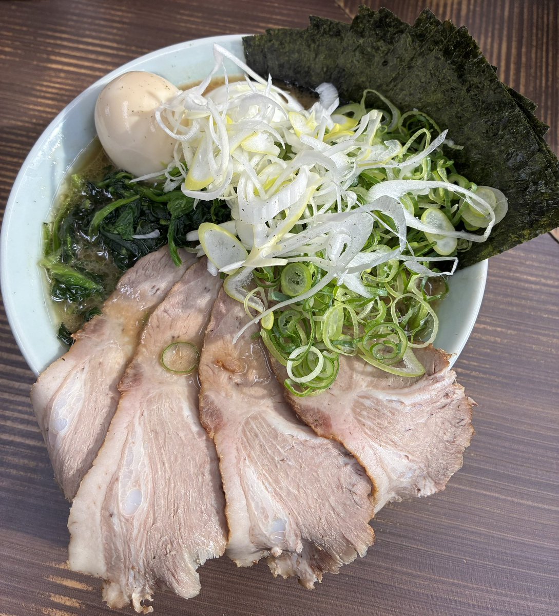 武蔵家川口店 様 全部乗せ🍜 九条葱 🍚 お心遣い🙇 新年初🔰の武蔵家