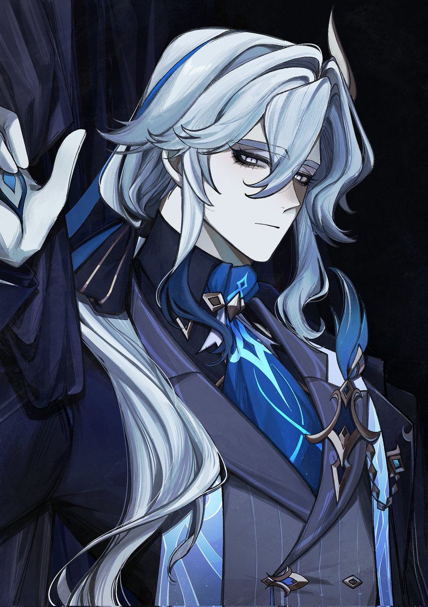 ZenK105's tweet image. Wife hehe #Neuvillette #GenshinImpact