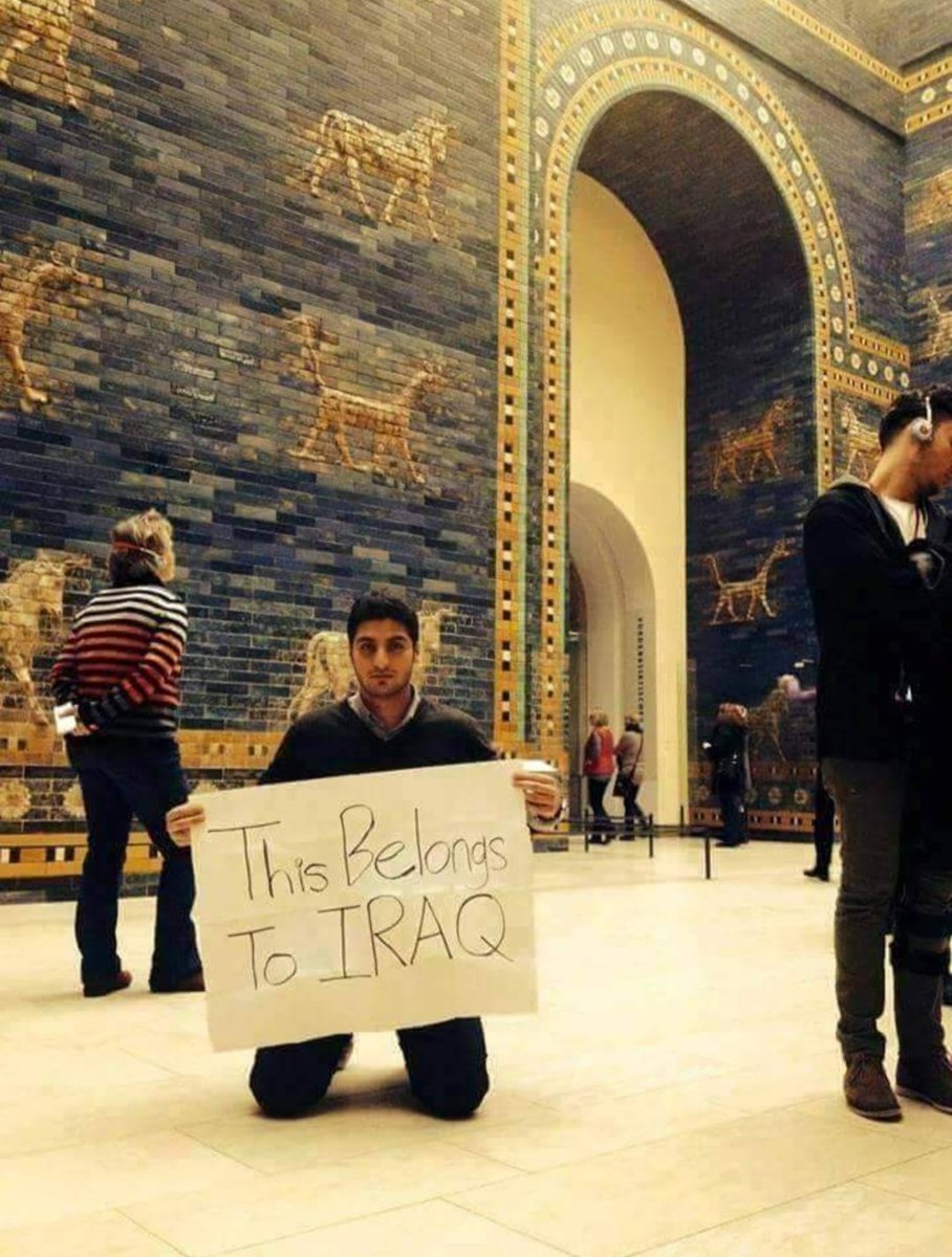 "This Belongs to Iraq"

The Ishtar Gate in the Pergamon Museum in Berlin, Germany.