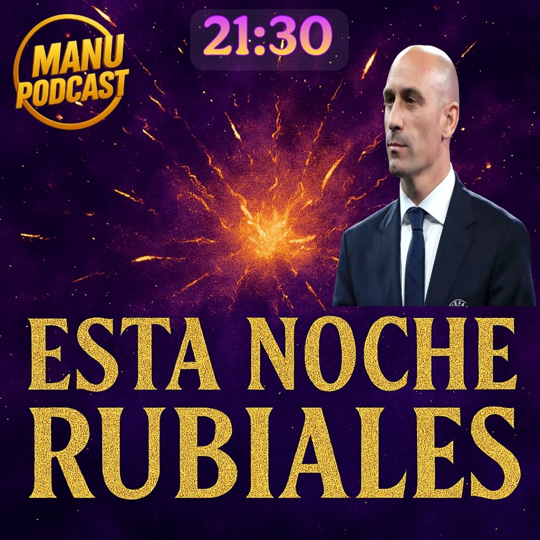 🚨 𝐇𝐨𝐲, 𝟐𝟏:𝟑𝟎, 𝐑𝐮𝐛𝐢𝐚𝐥𝐞𝐬 𝐬𝐞 𝐬𝐢𝐞𝐧𝐭𝐚 𝐜𝐨𝐧𝐦𝐢𝐠𝐨.
🗣️Hablamos de todo. 
🧐 Nos vemos en el directo.
👉🏻 ¿ Qué no te lo quieres perder?

youtube.com/@ManuPodcastt 

twitch.tv/manupodcastt

#RubialesEnManuPodcast