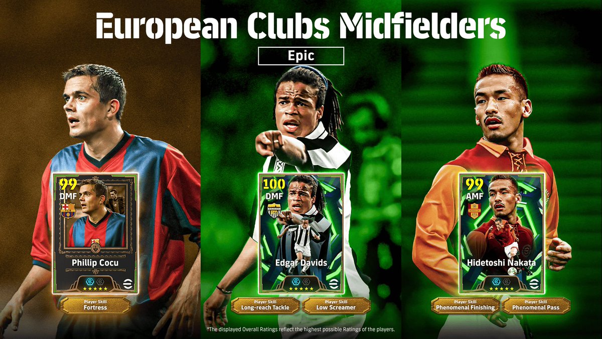 Nueva leyenda llega a efootball!!! 🔥🔥 Cocu junto a Nakata y Davids, el jugador que me amarga constantemente 🤣🤣

Si vas a ir a por ellos, consíguelos más baratos gracias a INSTANT GAMING!! Y a mí me ayudas un montón! 😊

👉instant-gaming.com/es/?igr=DannyA…
