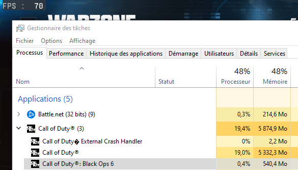 ModenasHD's tweet image. Watch out PC Players, if you have BOTH BO6 and BO7 installed on your computer, Black Ops 6 will automatically launch in the background when you boot up COD HQ &amp;amp; BO7.
You need to end tasks manually on BO6/BO6 SP from the windows task manager

Wait until you are in the main menu…