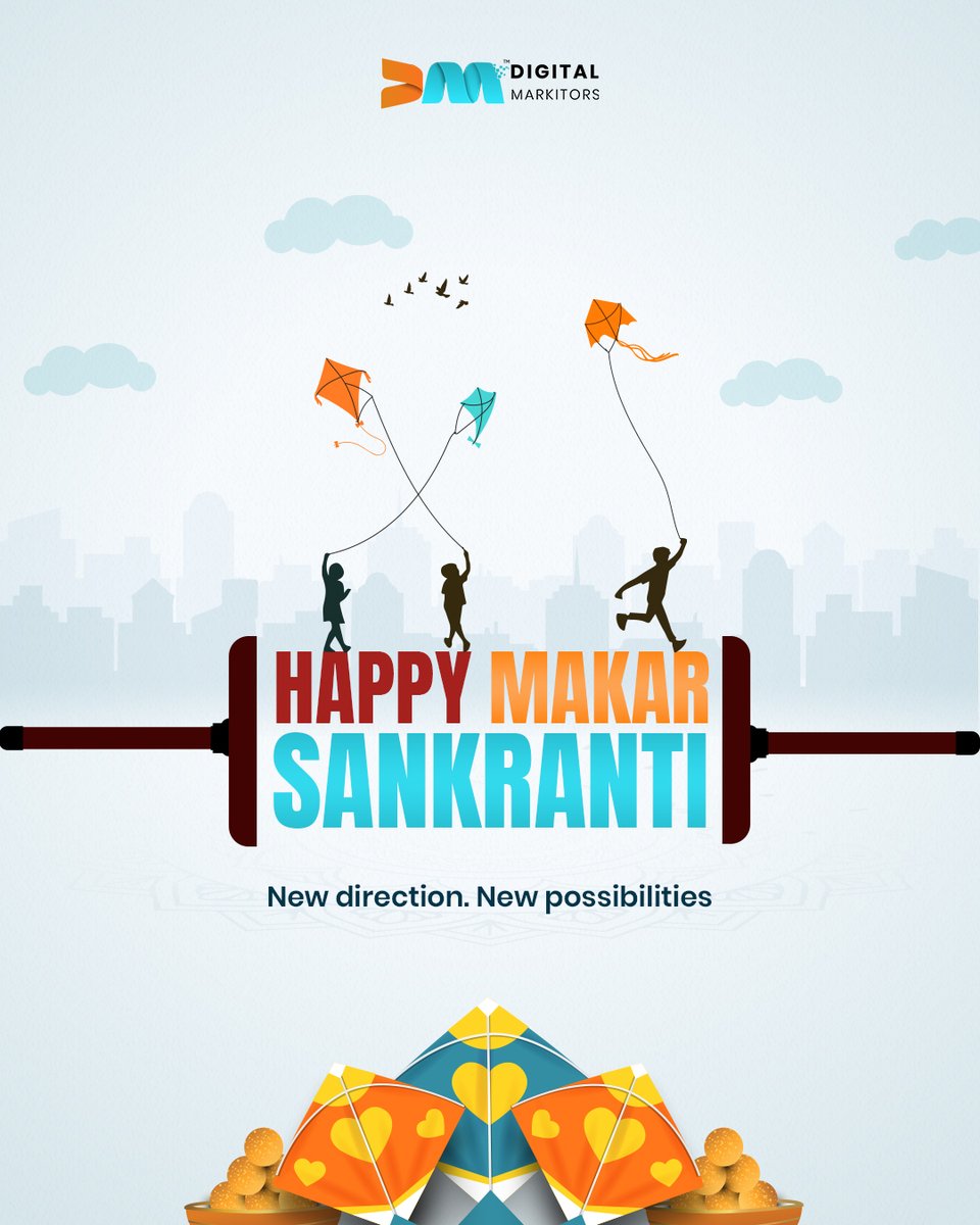 digitalmarkitor's tweet photo. Wishing you brighter days, fresh direction, and new possibilities ahead. 🪁

Happy Makar Sankranti ✨

#HappyMakarSankranti #FestiveWishes #NewBeginnings #PositiveVibes #DigitalMarkitors https://t.co/70GfbwgOm6