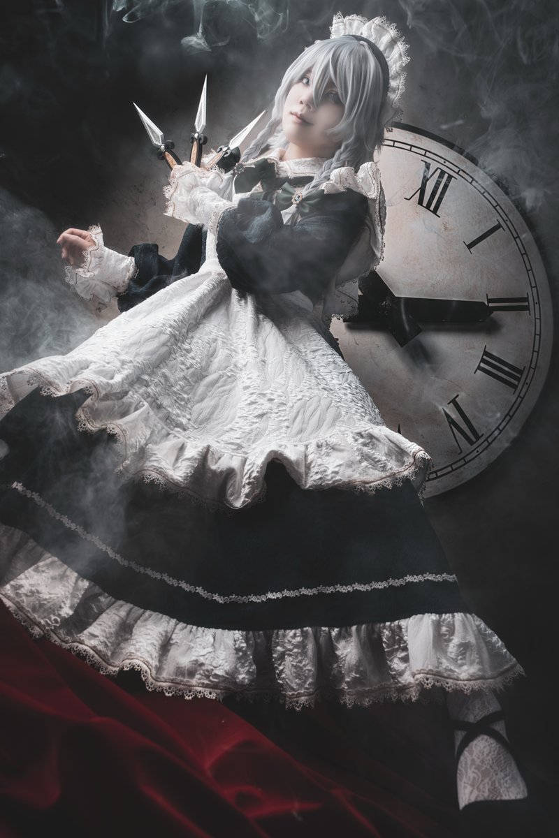 東方project
十六夜咲夜　こまいぬさん
スタジオ　Doors

こちらもPcPQで出したかった一枚です！
撮影ありがとうございました！！
#コス展PcPQ