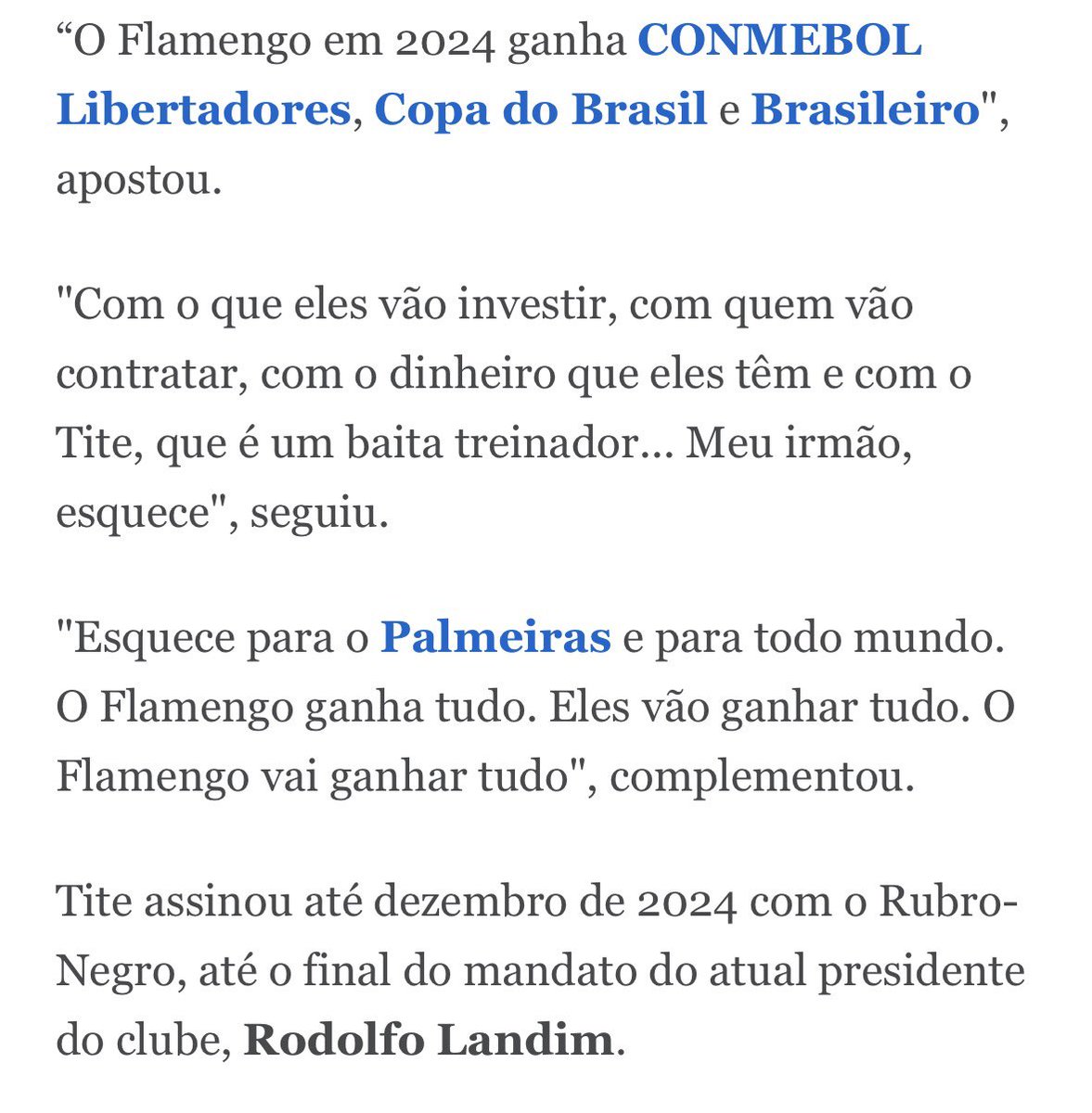 weelicosta's tweet photo. o mesmo Neto quando o Tite quando foi anunciado no Flamengo 

o problema não é o Tite, é o Cruzeiro https://t.co/oBdlfmmFnt