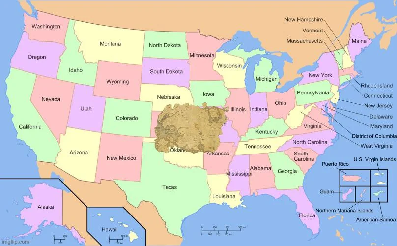 ProudBavaria's tweet image. The scale of Tamriel will never feel right to me.

If it is the size of Europe, it lacks a Mediterranean-like ocean highway that makes maintaining a continent-wide empire viable.

If it is smaller, then everything feels trivial and unimportant. The empire is just two Oklahomas?