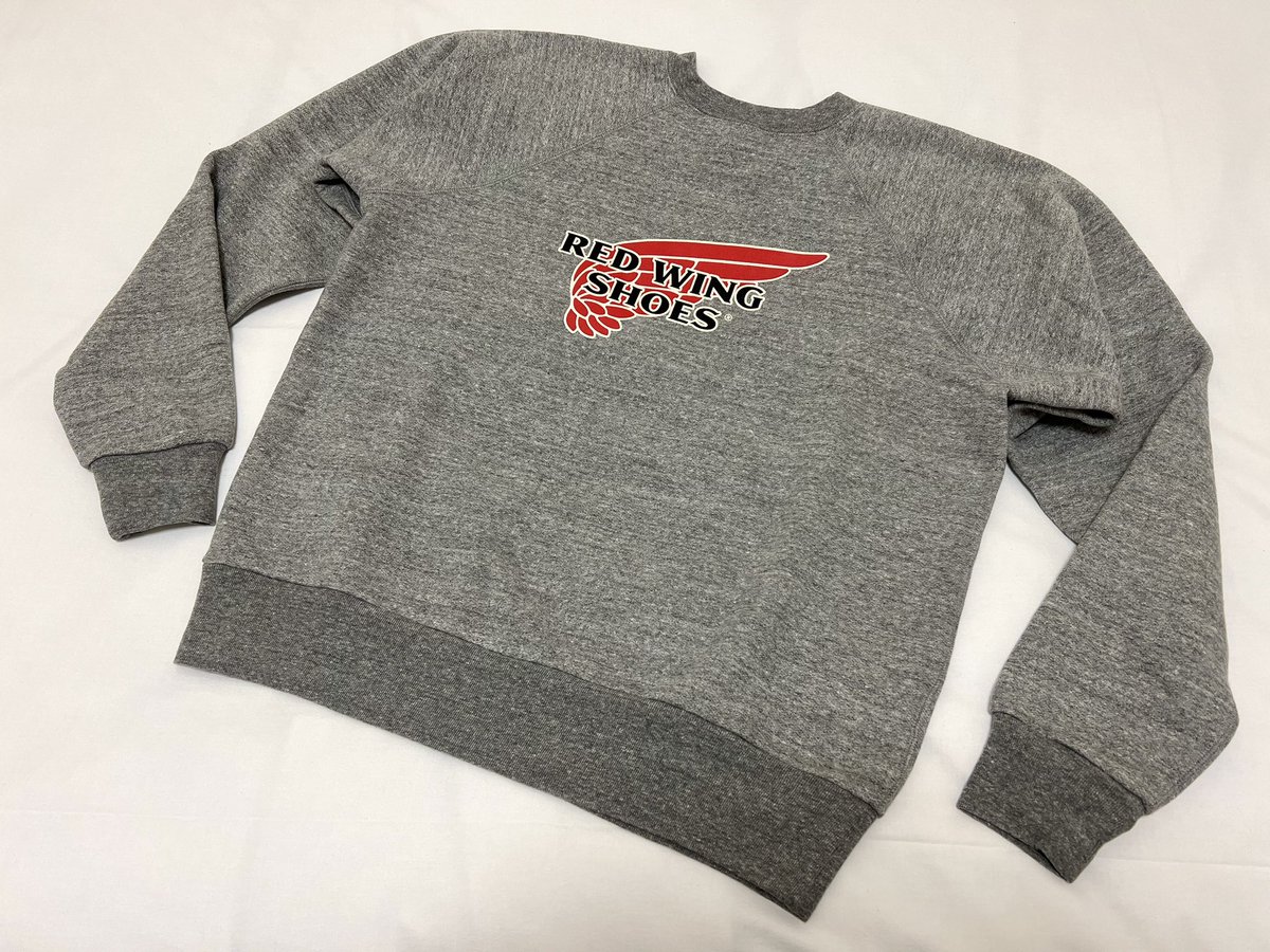 HUMAN MADEとRED WINGのコラボスウェットが届いた。前はRED WINGロゴ 