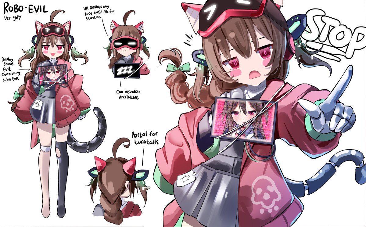 #eviloutfit2026 ROBO-EVIL controlled by Evil herself 😎