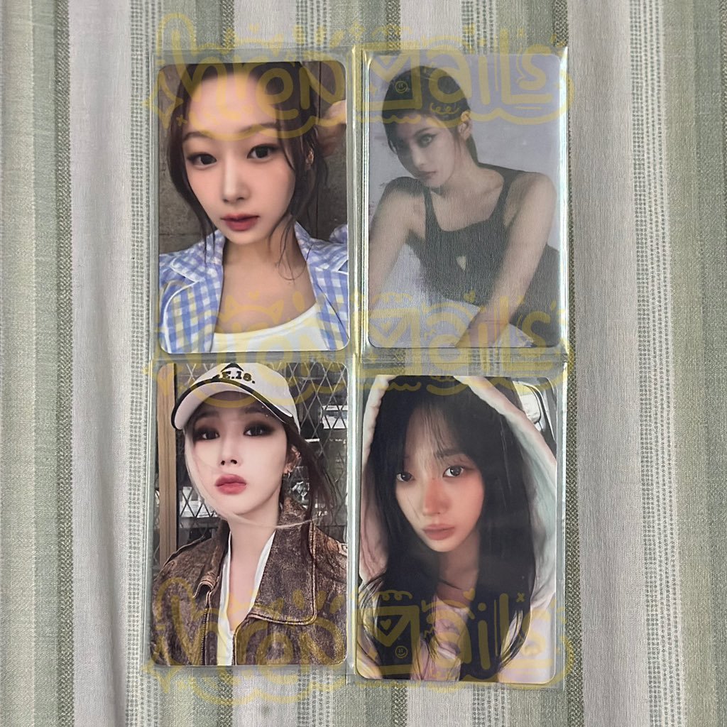 hrenmails's tweet image. ꒰ wts lfb onhand ph ꒱

ꕀ aespa giselle (+ ningning) pc set
- ₱350 set

⌗ dop: payo prio / 3 days res.
⌗ mop: gcash / mod: sdd / j&amp;amp;t
⌗ reply / dm me

🏷 aespa giselle ningning photocards pc poca