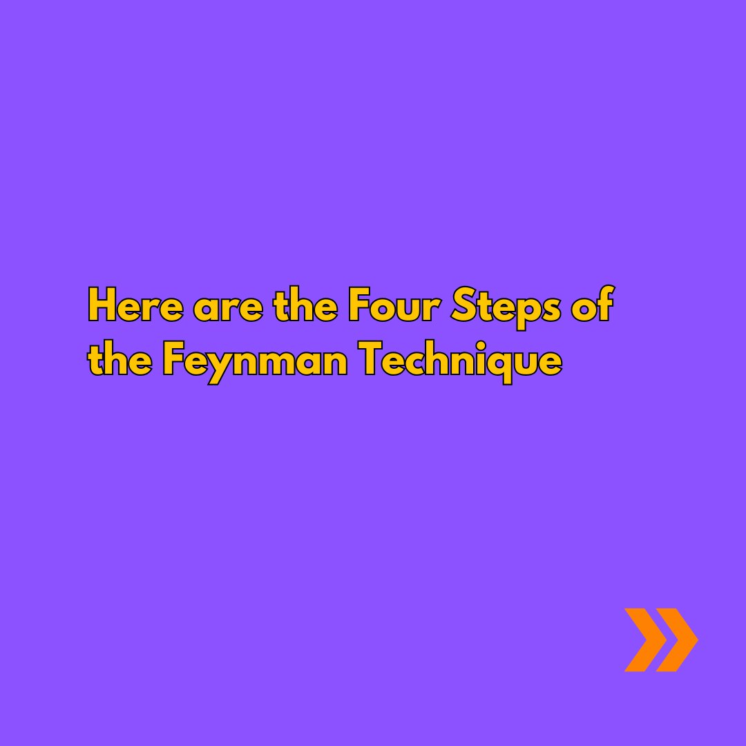 studysocius's tweet image. The Feynman Technique helps you understand topics deeply by focusing on clarity and simplicity. 📚💡
Perfect for learning smarter and retaining more!
#feynmantechnique #learnsmarter #educationtips #studentlife #growthmindset #learningmadeeasy