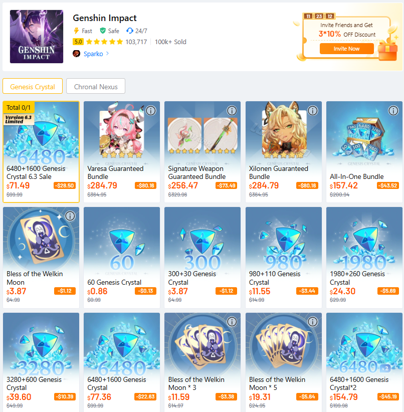 LmSparko's tweet image. Need more funds for 6.3 version ? 
Well, using code "SparkoXD" is the right choice to help you save 10% MORE on your genshin purchases on Lootbar 🤑

Grab your deal on: lootbar.gg/shop/Sparko

*Code is eligible until: 25th Jan
[rts appreciated ❤️]

More piloting infos below 👇