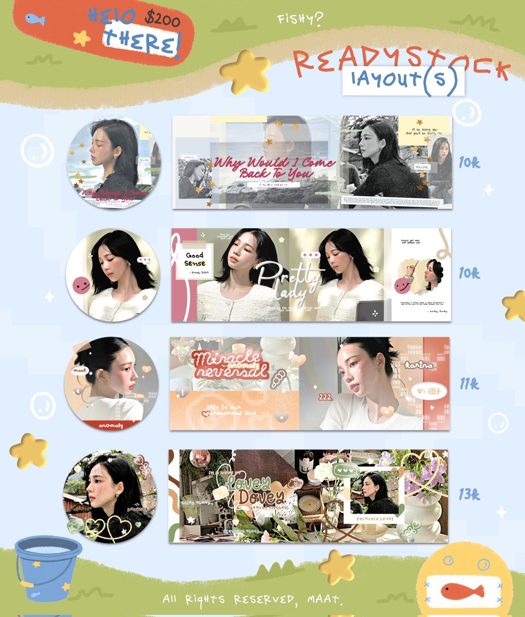 impllus's tweet image. repost would be appreciated, thank you! #zonauang #zonaba 

halo👋🏻 aku punya layout ready stock karina, winter, dan ningning dengan price sudah tersedia di pict🖼 free retext dan ava png only yaa. boleh langsung dm layout yang dimau, ditunggu jajannya!😻💖