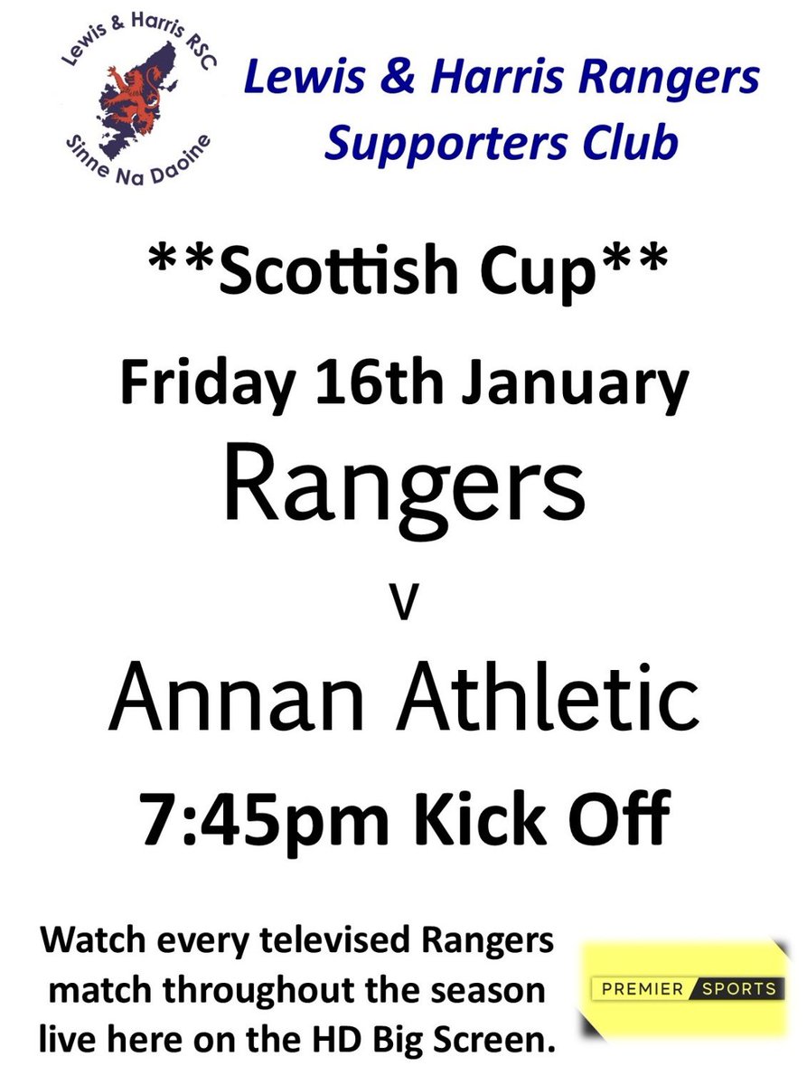 Lewis & Harris RSC tweet media