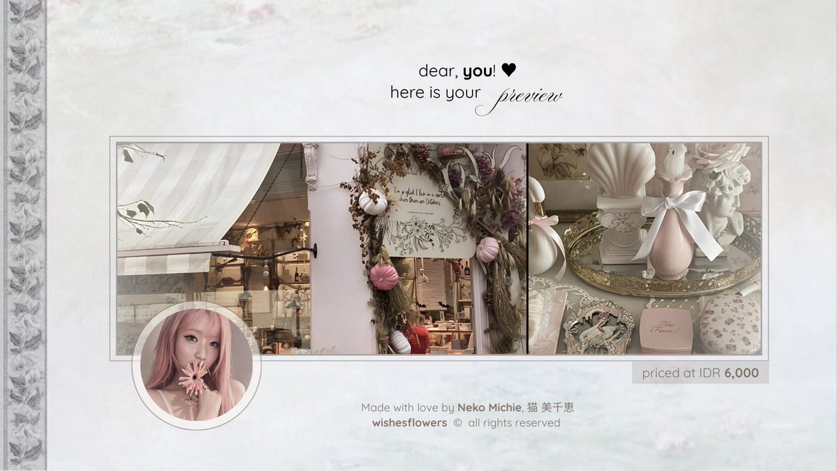wishesflowers's tweet image. any repost is appreciated! ♥︎

#zonauang  |  evening, dearests and darlings in my garden! here I present to you.. (4) ready to-wear layout from Enami Asa latest updates. priced at IDR 6,000 and available in JPNGS. knock my direct message if you are interested in claim them!  ✿