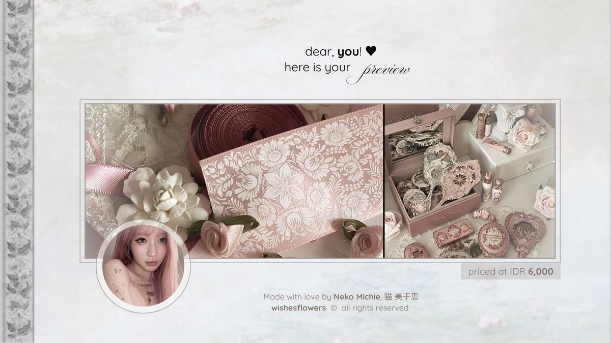 wishesflowers's tweet image. any repost is appreciated! ♥︎

#zonauang  |  evening, dearests and darlings in my garden! here I present to you.. (4) ready to-wear layout from Enami Asa latest updates. priced at IDR 6,000 and available in JPNGS. knock my direct message if you are interested in claim them!  ✿