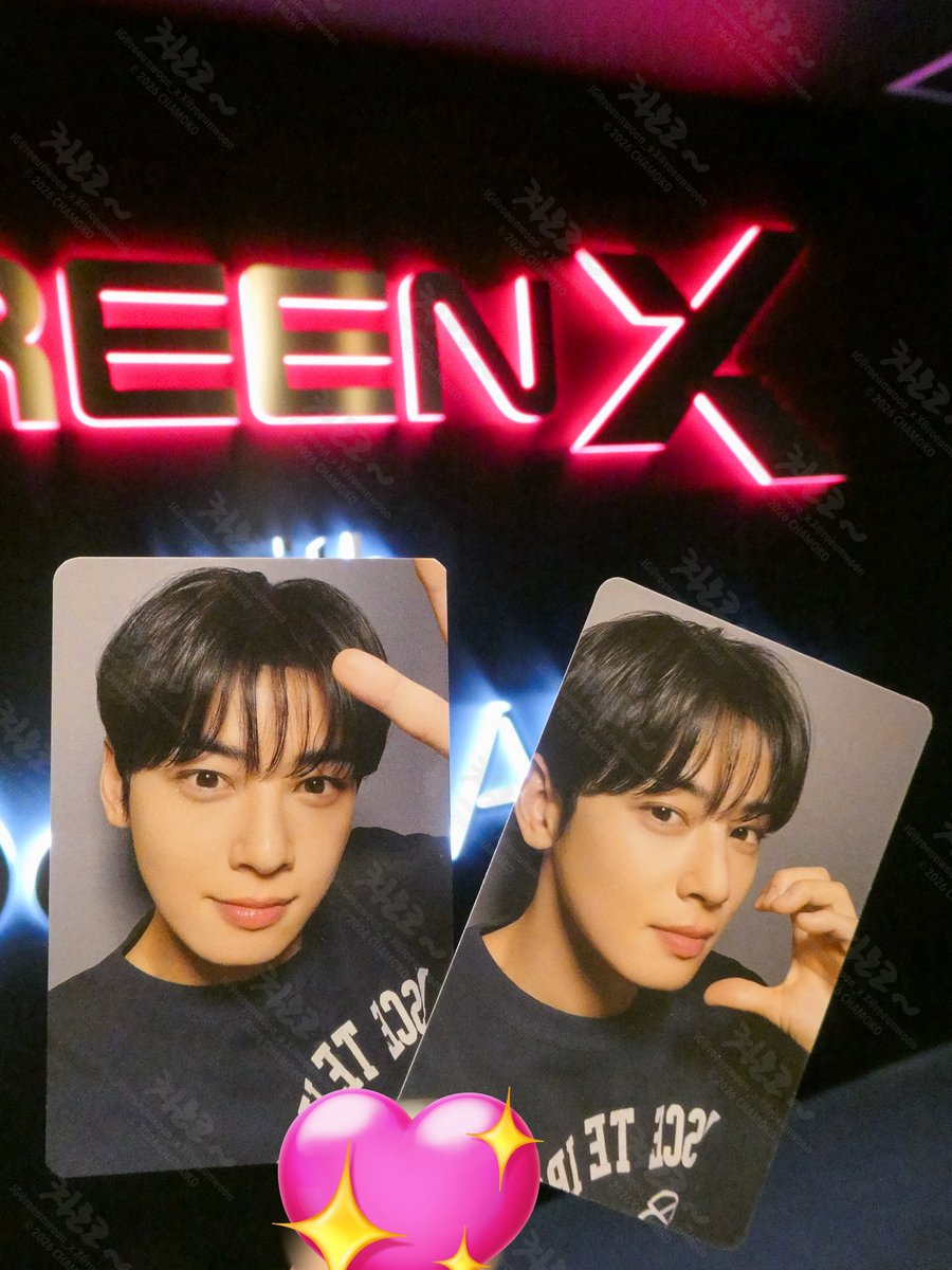 チャウヌ MEMORIES IN CINEMAS トレカ ポスター