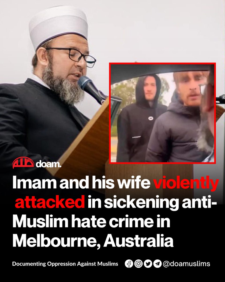 doamuslims's tweet image. NEW: Imam and his wife violently attacked in sickening anti-Muslim hate crime in Melbourne, Australia

The Bosnia Herzegovina Islamic Society (BHIS) Noble Park Mosque has confirmed a serious Islamophobic attack against its Imam, Ismet Purdic, and his wife on Saturday evening, 10…