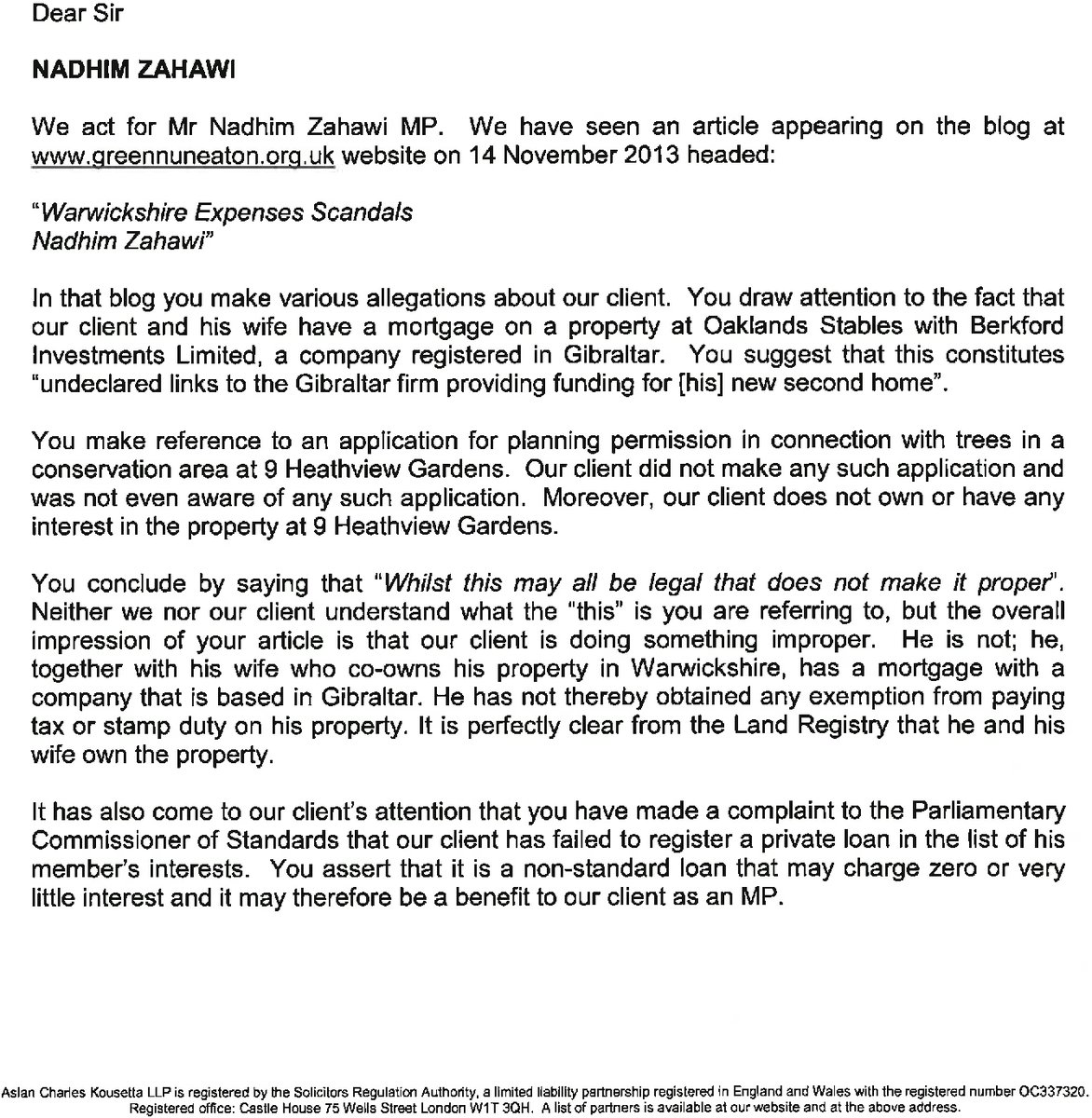 greennuneaton's tweet image. Dear @_GeorgeFinch 
is there no disgraced Tory that you would not welcome into your party? While you were at school, Nadhim heated is stables on MP allowances, dogged millions in tax on capital gains as founder of YouGov and then uses SLAPPs against those who asked questions.