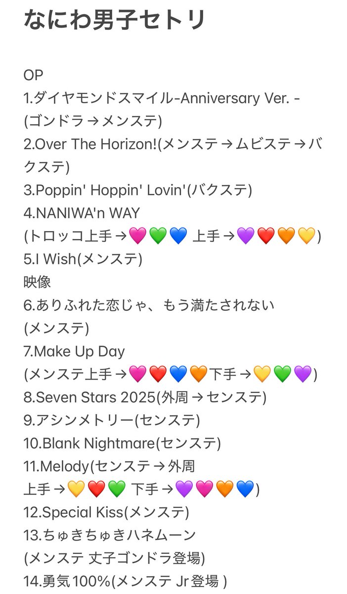 shun_kun_527's tweet photo. 【なにわ男子 VoyAGE 東京ドーム レポ  1/12】

セトリ
開演時間 18:00
終了  21:00

#なにわ1stDOME_VoyAGE https://t.co/iXzWhDmKUx