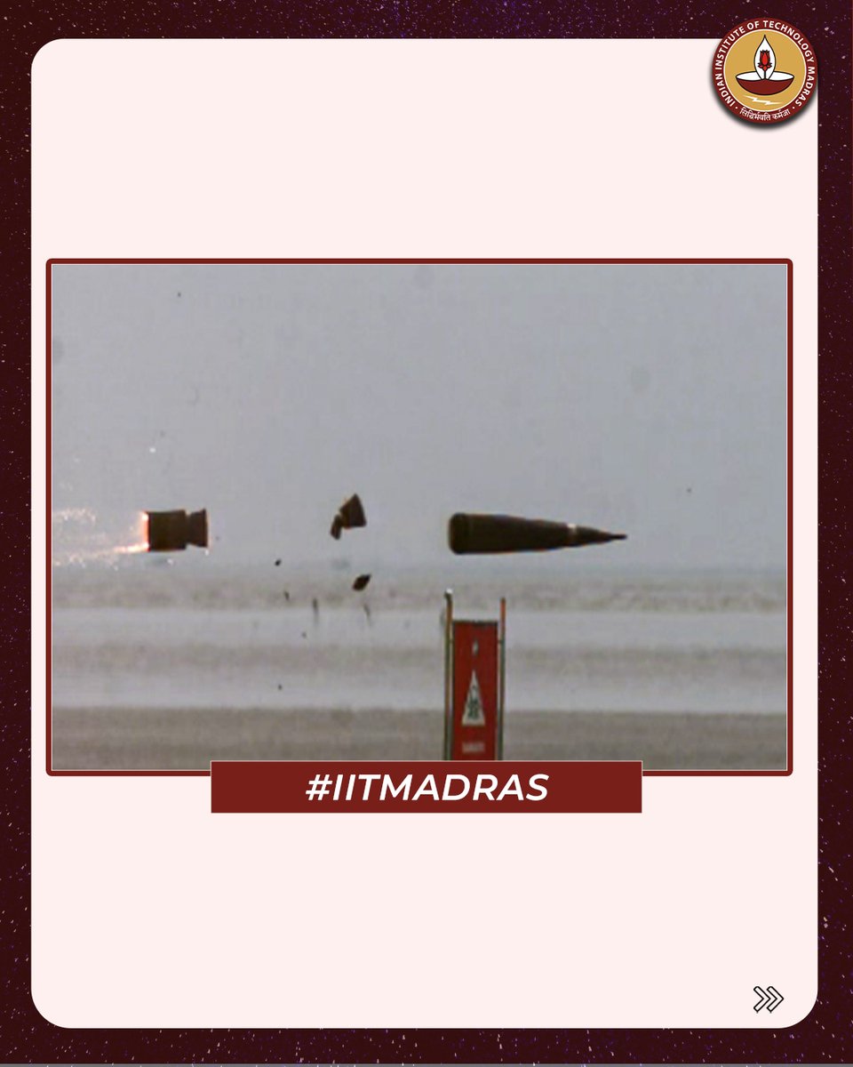 iitmadras's tweet image. @iitmadras has recorded a significant defence-technology breakthrough with the development of ramjet-assisted artillery shells capable of extending the range of existing gun systems by nearly 50%, without any loss in lethality.

The innovation embeds a ramjet engine within a…