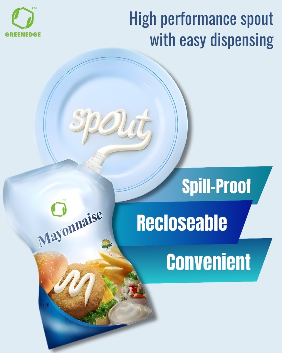 GreenEdge_eco's tweet image. Easy dispensing that improves user experience and reduces product waste.
Spout Pouches designed for precision and convenience.

#spoutpouches #spout #pouches #packaging #flexiblepackaging #greenedge