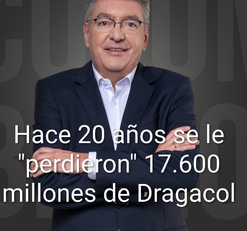 "Recordar es Vivir"
Mauricio Cárdenas trabajó con todos los gobiernos corruptos de éste siglo, hace 20 años le estalló el escándalo de DRAGACOL.
 Fue acusado de ser cómplice de la pérdida de 17.600 millones en contratación ficticia.
Éste corrupto quiere salvar a Colombia