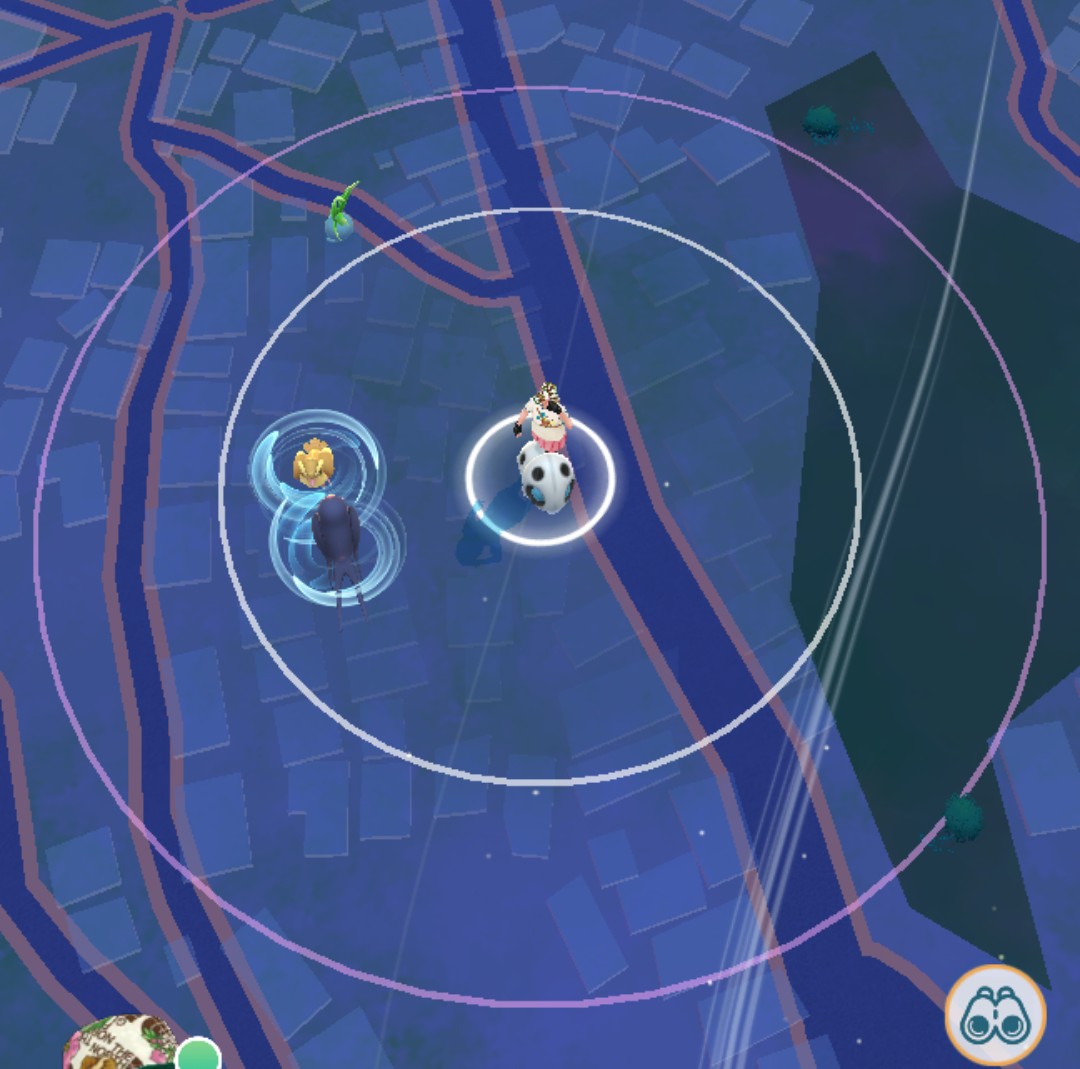 uforeign's tweet image. 前は白ワッカの外のポケモン、ナゾノクサは見えなかった(ソースはあった)
見える範囲広がったのかな？
でも、右方向にあったポケソースが消えてしまって、結局出てくるポケモンの数変わってないんだよね
少ない…😂