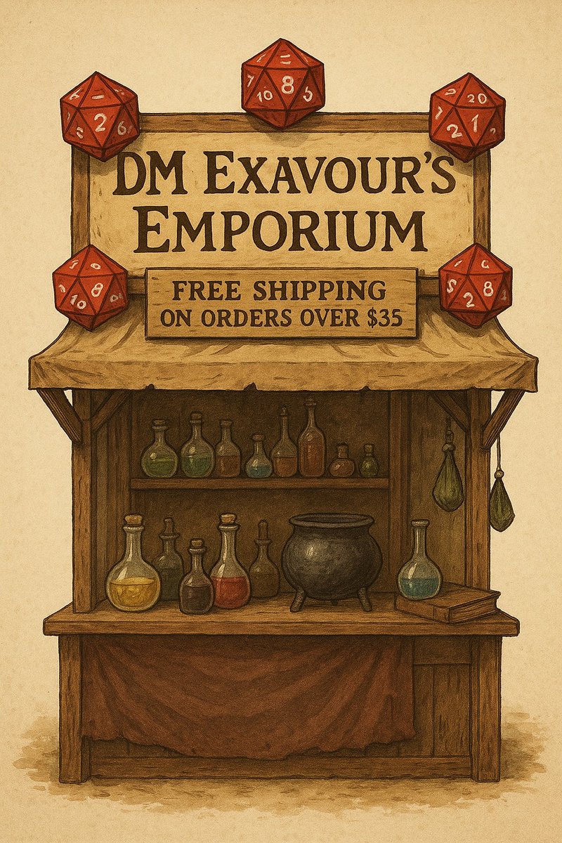 DMExavour's tweet image. Looking to save on those ever-increasing shipping costs? Spend $35.00 or more to unlock free shipping!

etsy.com/shop/DMExavour…