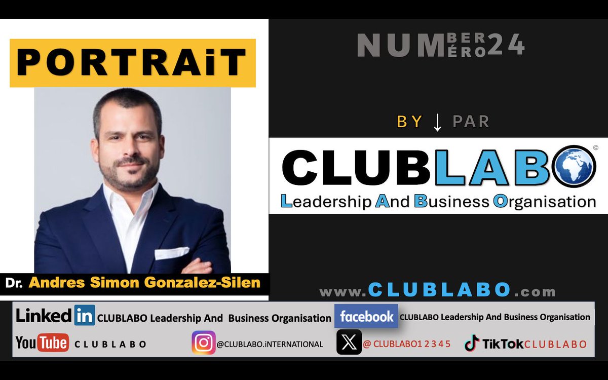clublabo12345's tweet photo. ✅️ Portrait number 24 : Dr. @AndresSimonG Gonzalez-Silen is a Venezuelan healthcare business leader whose career is a masterclass in transforming systemic crises into social innovation. As the CEO of @Venemergencia … ➡️ https://t.co/IfJL9HJGU2 #clublabo https://t.co/typVfRzOSu