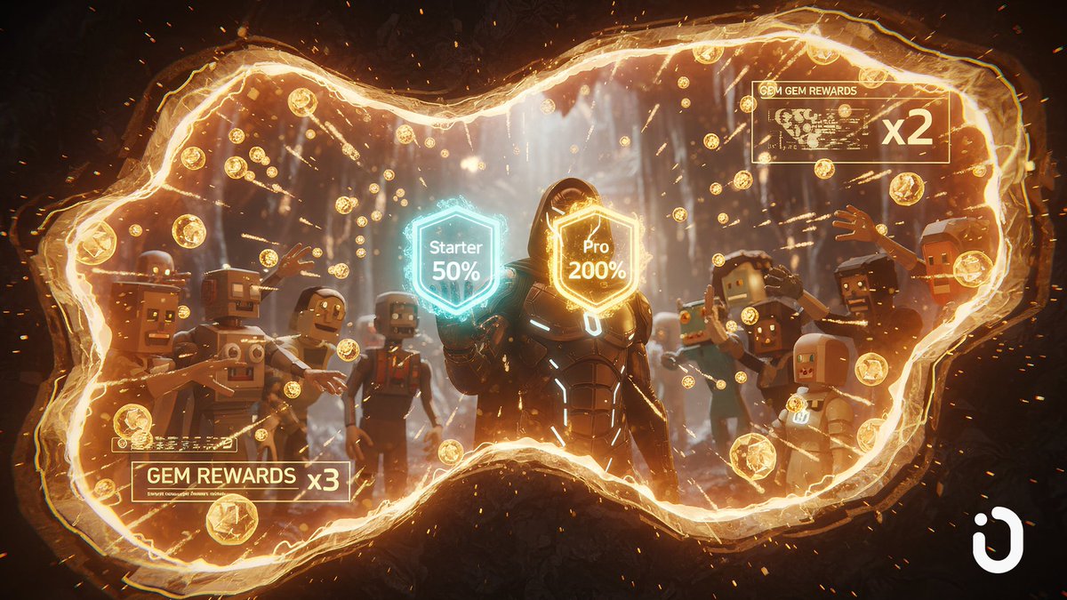 ProjectZeroIO's tweet image. GEM BOOSTER INVASION: Agent Zero &amp;amp; the Squad Are Going Nuclear! 💥💎  

Starter = 50% more Gems (1.5x power)   
Pro = 200% Gem explosion (3x multiplier)    

The whole crew is ready to 3x your earnings, every query, streak, referral just got insanely juicier!  
30-day window to