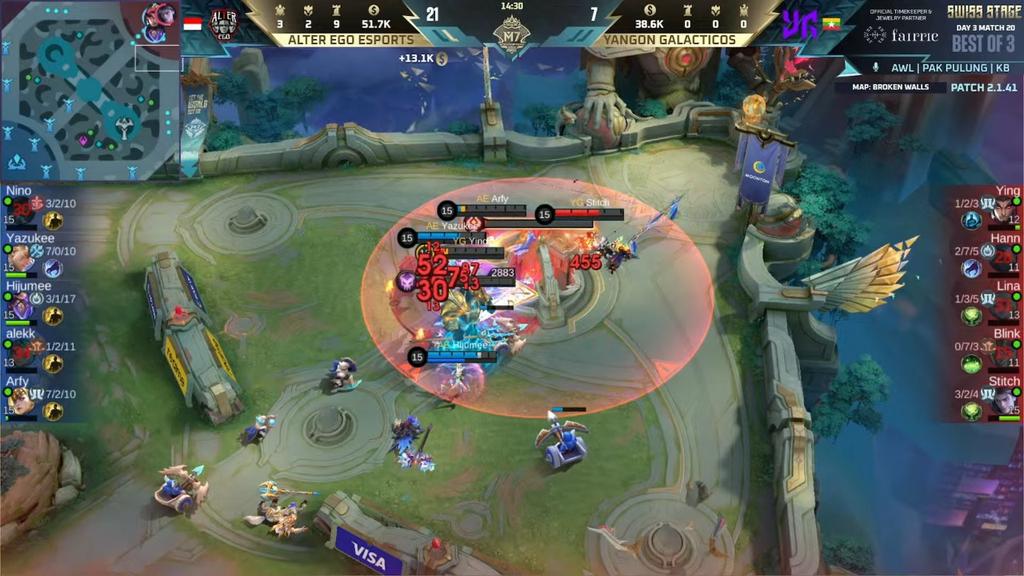 Txtmlbb_'s tweet image. M7 SWISS STAGE

AE 2-0 YG