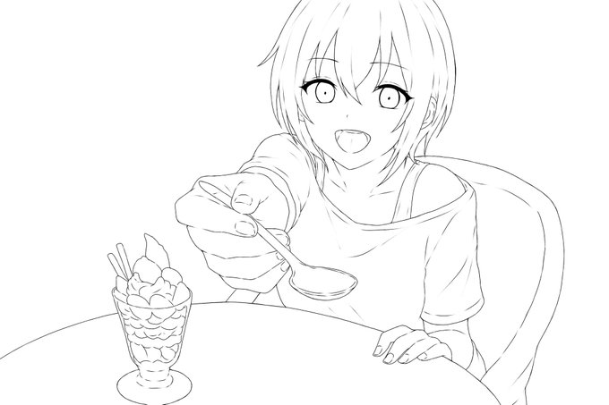 いつぞやの純愛スチル。今ならば小物も頑張って描けるのではと
純愛スチルや間男らとの前段階のスチルは実は今チマチマと描いて(描き直し含め)たりはする( ˇωˇ ) 