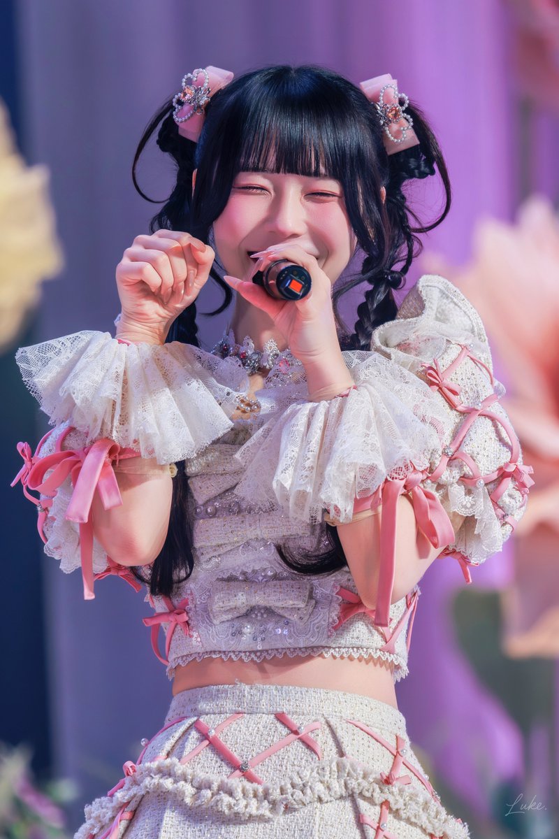 yuzu_luke's tweet image. 2026.01.12 立川ステージガーデン

眩しすぎる笑顔をありがとう✨

逃げ水あむ(@_mochizou_ )ちゃん　

#あむ心中 #逃げ水あむ #きゅるして #きゅるりんってしてみて