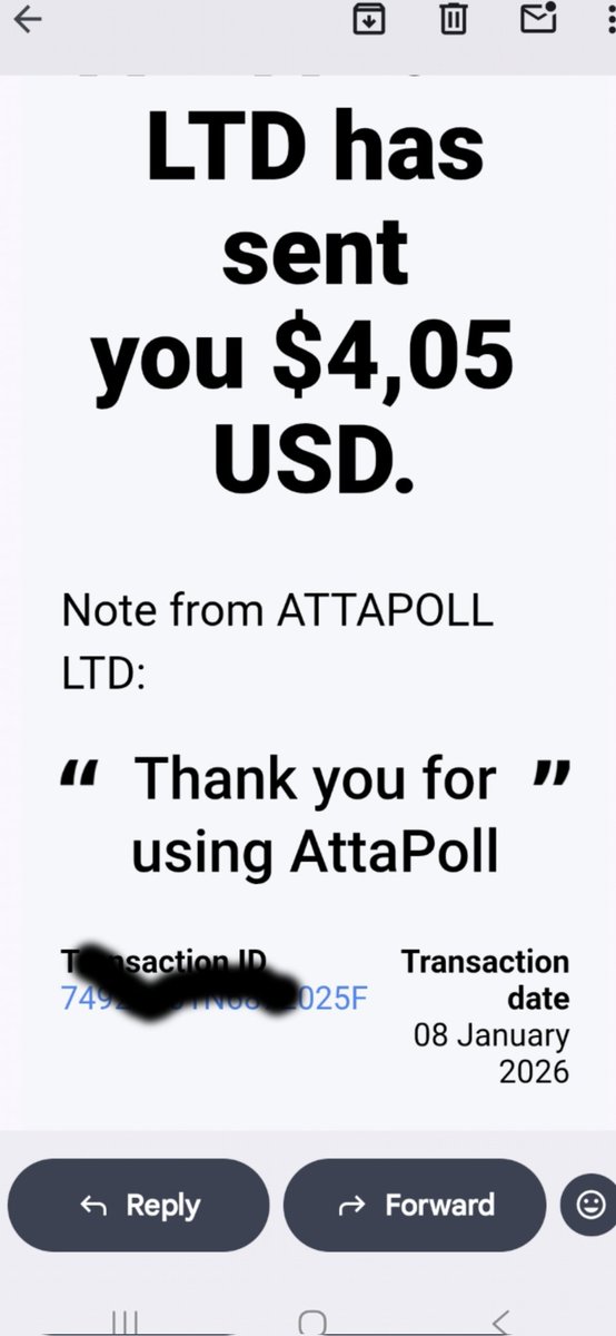 NDoolabh4422's tweet photo. UPDATED 12 January 2025
Just COMPLETED A SURVEY FOR 3.37 DOLLARS💸  🤑🤑🤑
2 CASHOUTS FOR JANUARY 
ATTAPOLL SURVEY AND GAMES, 
NO SIGNUP FEE 🤗 
CLICK THE LINK BELOW TO JOIN.  
https://t.co/exkFs9iq65
MIN withdrawal  - 3 dollars
Withdrawal method - paypa, giftcard, etc https://t.co/tnfBjhB4ah
