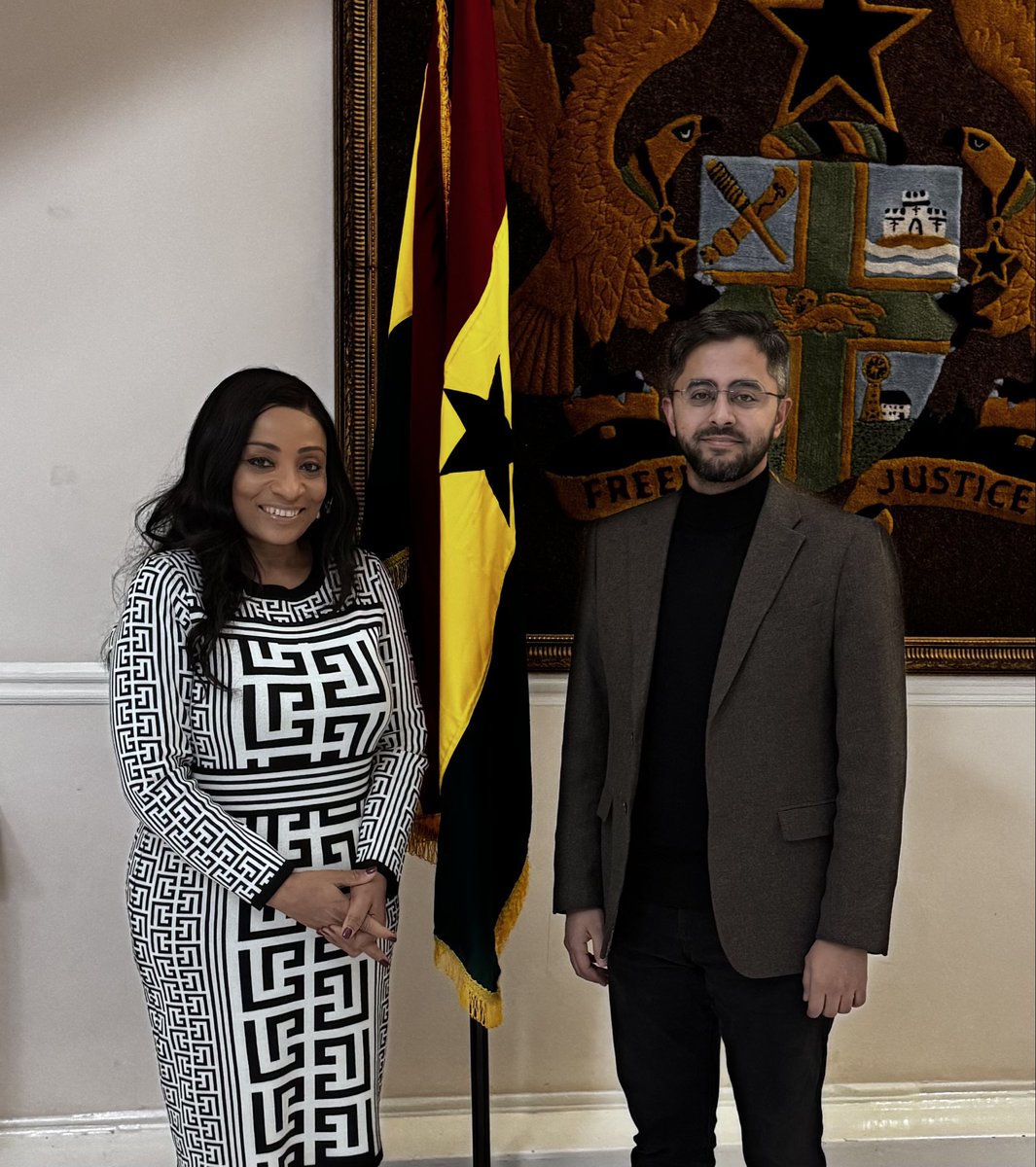 It was a pleasure meeting the High Commissioner of Ghana to the UK today in London. 

Ghana holds a very special place in my heart. I’ve spent time travelling around the country and meeting some wonderful people. Visiting the High Commission today felt like coming home.