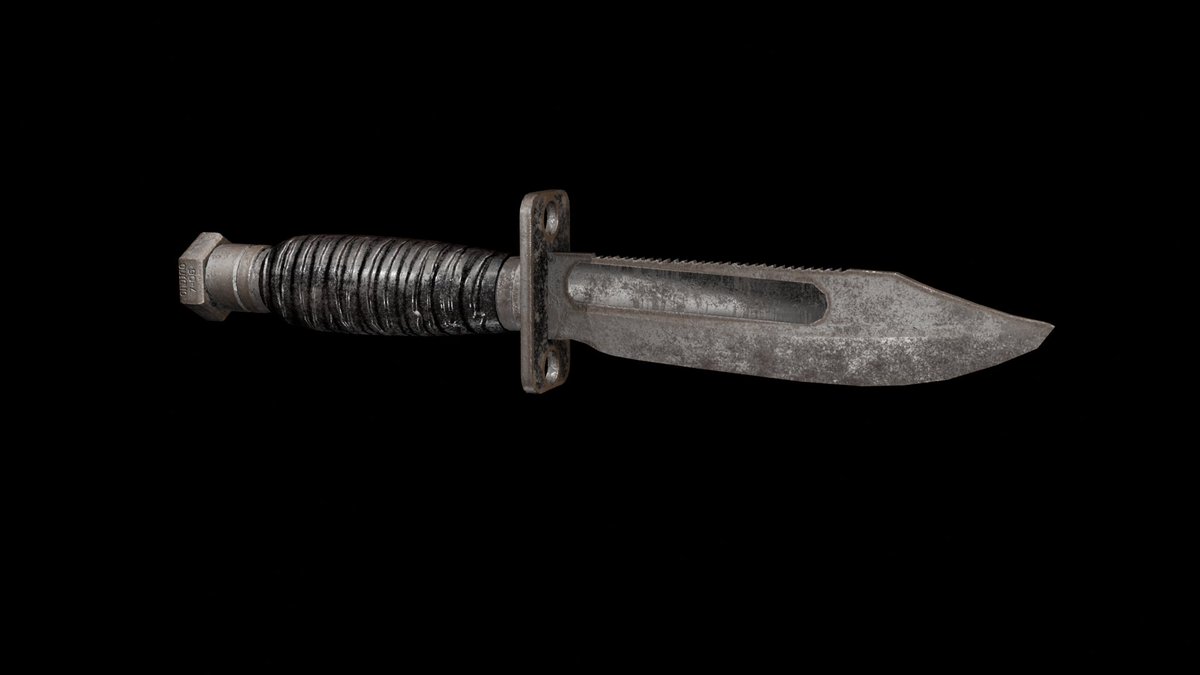 astromasaru's tweet photo. Rusted Knife 
 #roblox #robloxdev #3dartist #modeler #horror #horrorgame https://t.co/8v74MSWNA9
