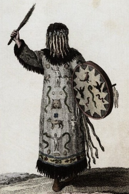 archaeologyart's tweet image. Siberian Shaman, engraving from 1805.