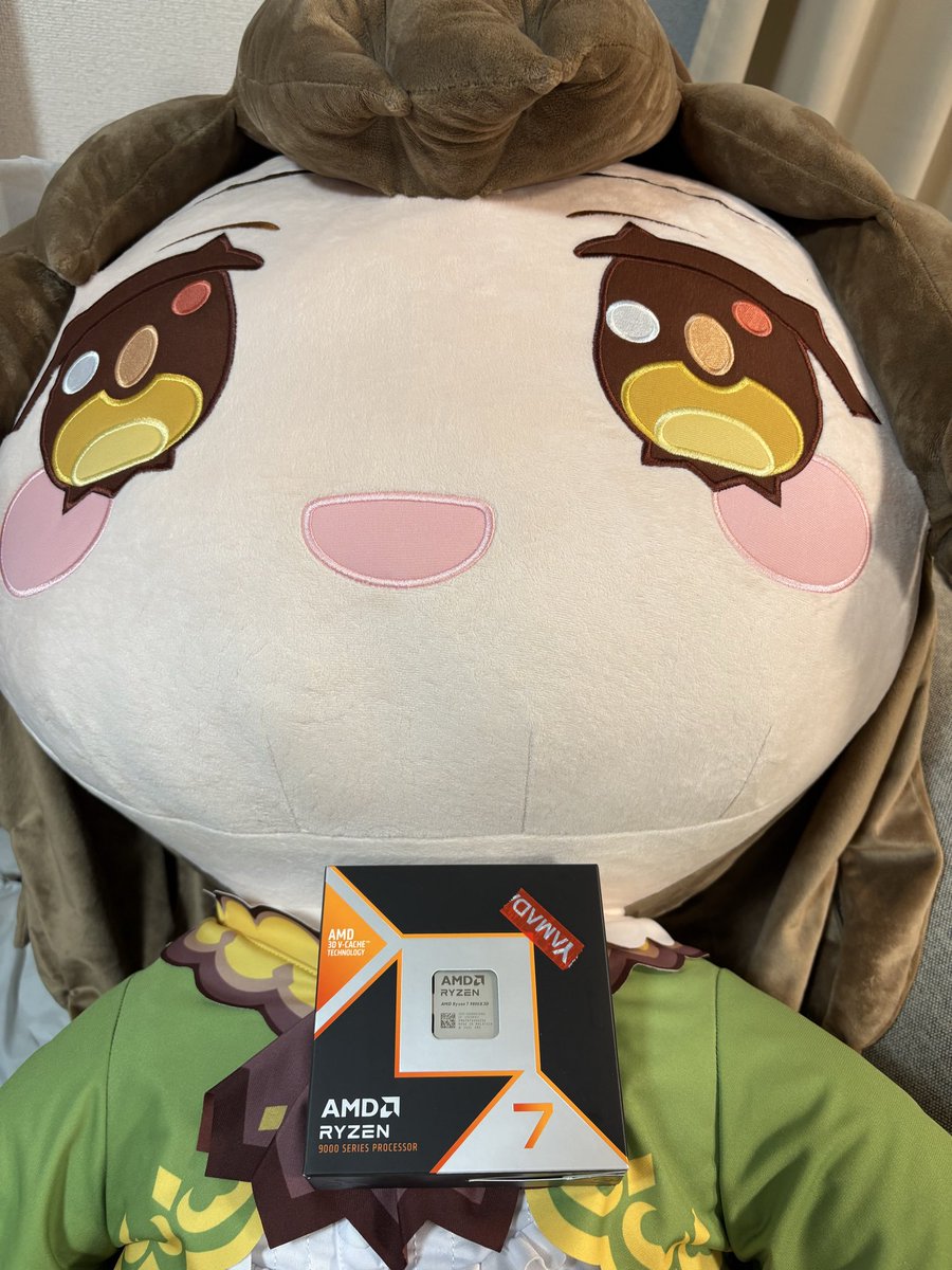 どきゅーとダイヤちゃん66000円 Ryzen 7 9800X3D 75000円 どきゅーと2