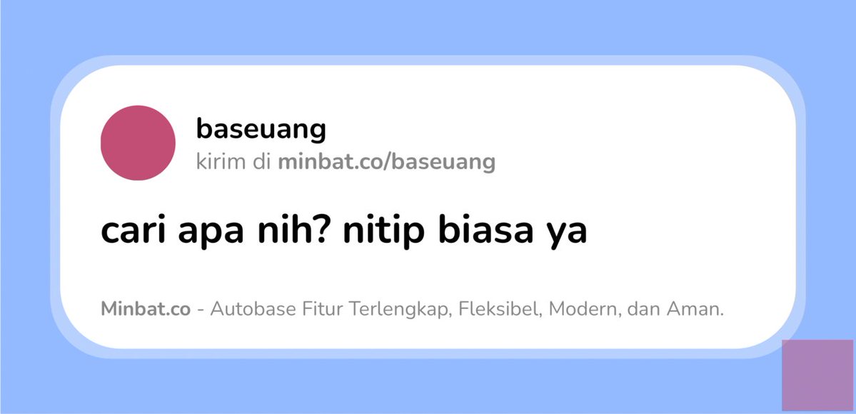 baseuang's tweet image. hii malam malam need apahh 🩷