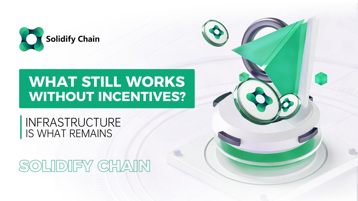 💭A thought experiment:

If market incentives were removed tomorrow,
which parts of a blockchain would still function?

Whatever remains
is the actual infrastructure.💯
#SolidifyChain #ProtocolEconomics