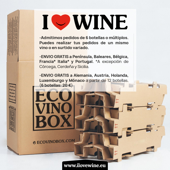 .✔ Admitimos pedidos de 6 botellas o múltiplos. Puedes realizar tus pedidos de un mismo vino o en surtido variado.

✔ #EnvíoGratis a Península, Baleares, Bélgica, Francia* Italia* y Portugal. *A excepción de Córcega, Cerdeña y Sicilia.

Más info: ilovewine.eu/es/content/4-c…
