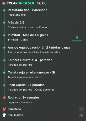 LabScore18027's tweet image. Buen dia ayer en el VIP entre picks y funbets de la supercopa
Cuota 2'7✅
Cuota 3✅
Cuota 34✅
Cuota 56❌