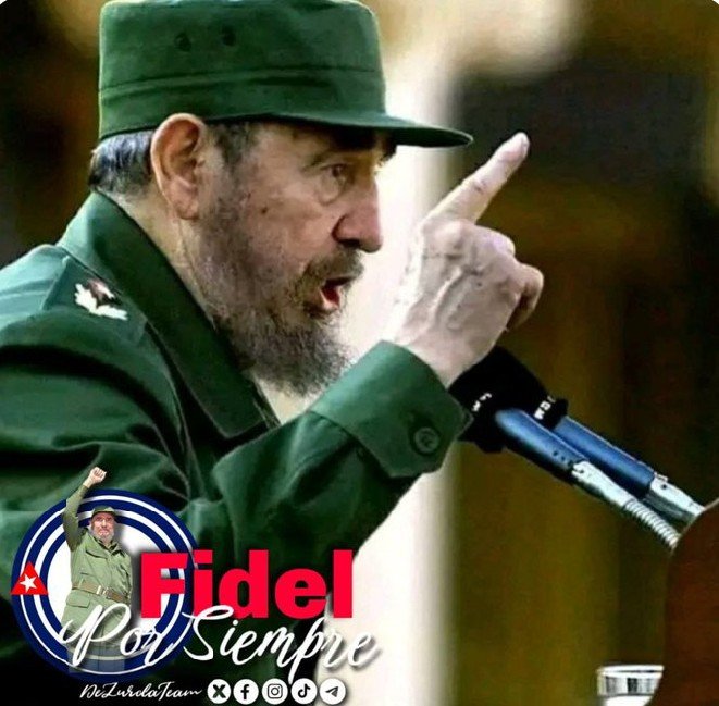 «Porque lo que no pueden perdonarnos los imperialistas es que estemos aquí, lo que no pueden perdonarnos los imperialistas es la dignidad, la entereza, el valor, la firmeza ideológica, el espíritu de sacrificio y el espíritu revolucionario del pueblo de Cuba».
#100AñosConFidel