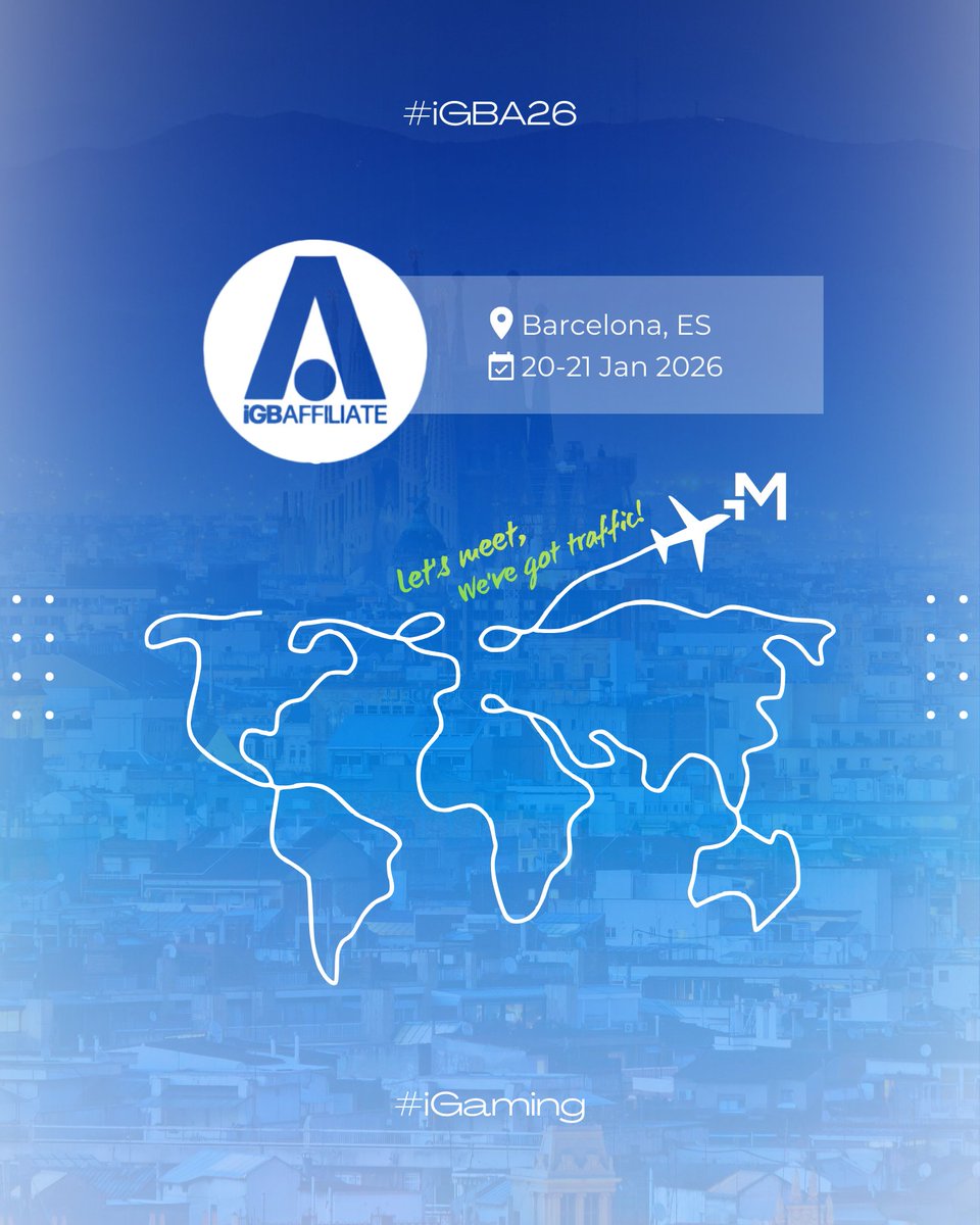 gomondiad's tweet image. We're kicking off 2026 at @iGBAffiliate! 

Push, native, banners, and everything in between… we help advertisers, agencies, affiliates, and publishers squeeze every drop of value from their audiences. 💰

#iGBA26 #GoMondiad #TrafficSource #AdNetwork #AffiliateMarketing