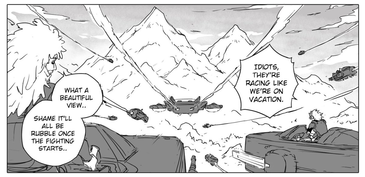 What a beautiful view...🏔️

Will it last? The White Mountain holds secrets that some would kill to keep, and others would destroy to find.

Here’s a fresh look at the chaos coming in Chapter 9. 💥