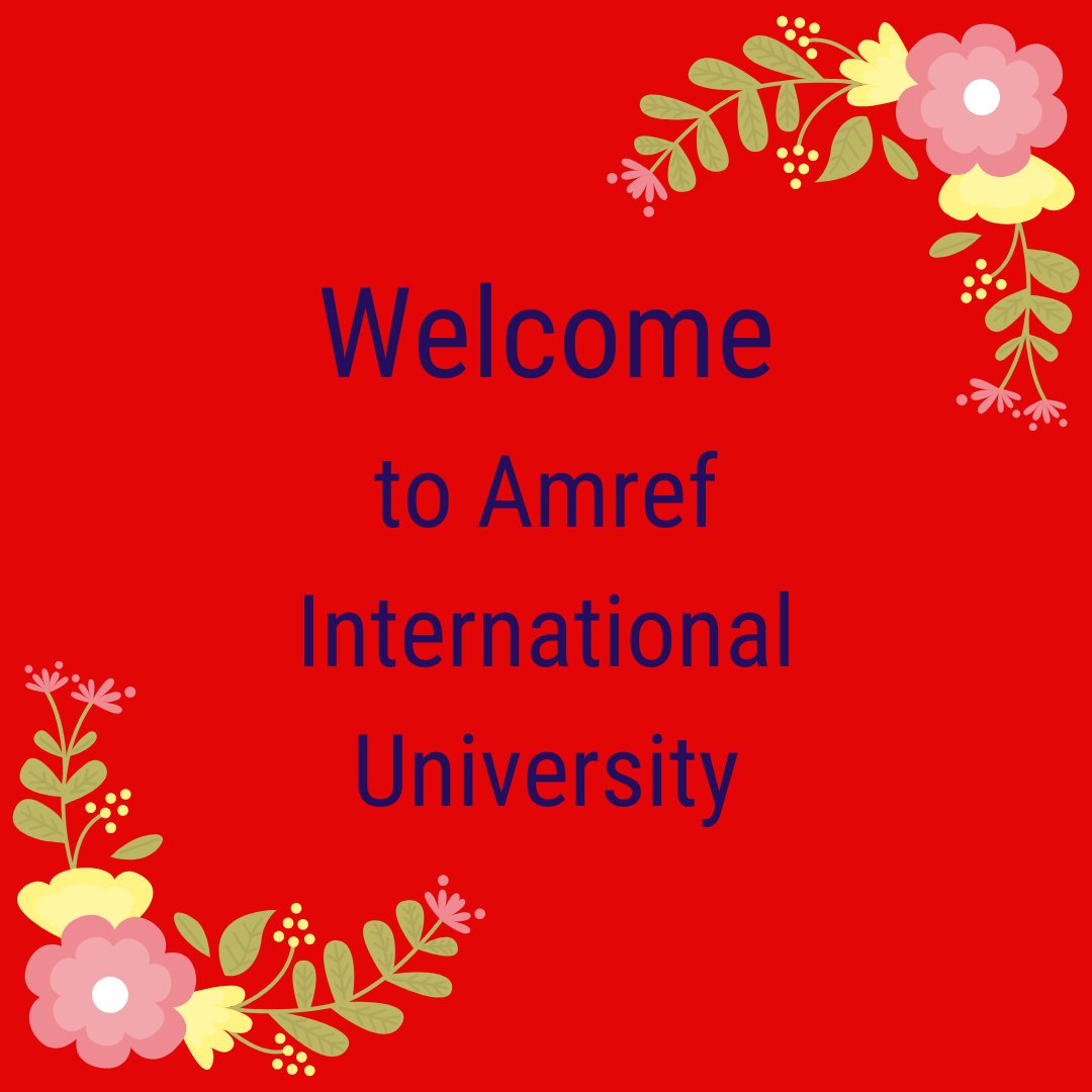 AmrefLibrary's tweet image. Karibu to an awesome Semester ahead! 👍