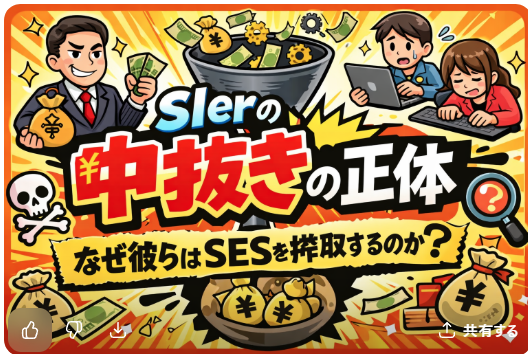 shupeluter's tweet photo. こういうの書いてみてる。
読みたい人いる?
#SES #SIer #搾取 #中抜き #SLer https://t.co/lC2u8zXuXq