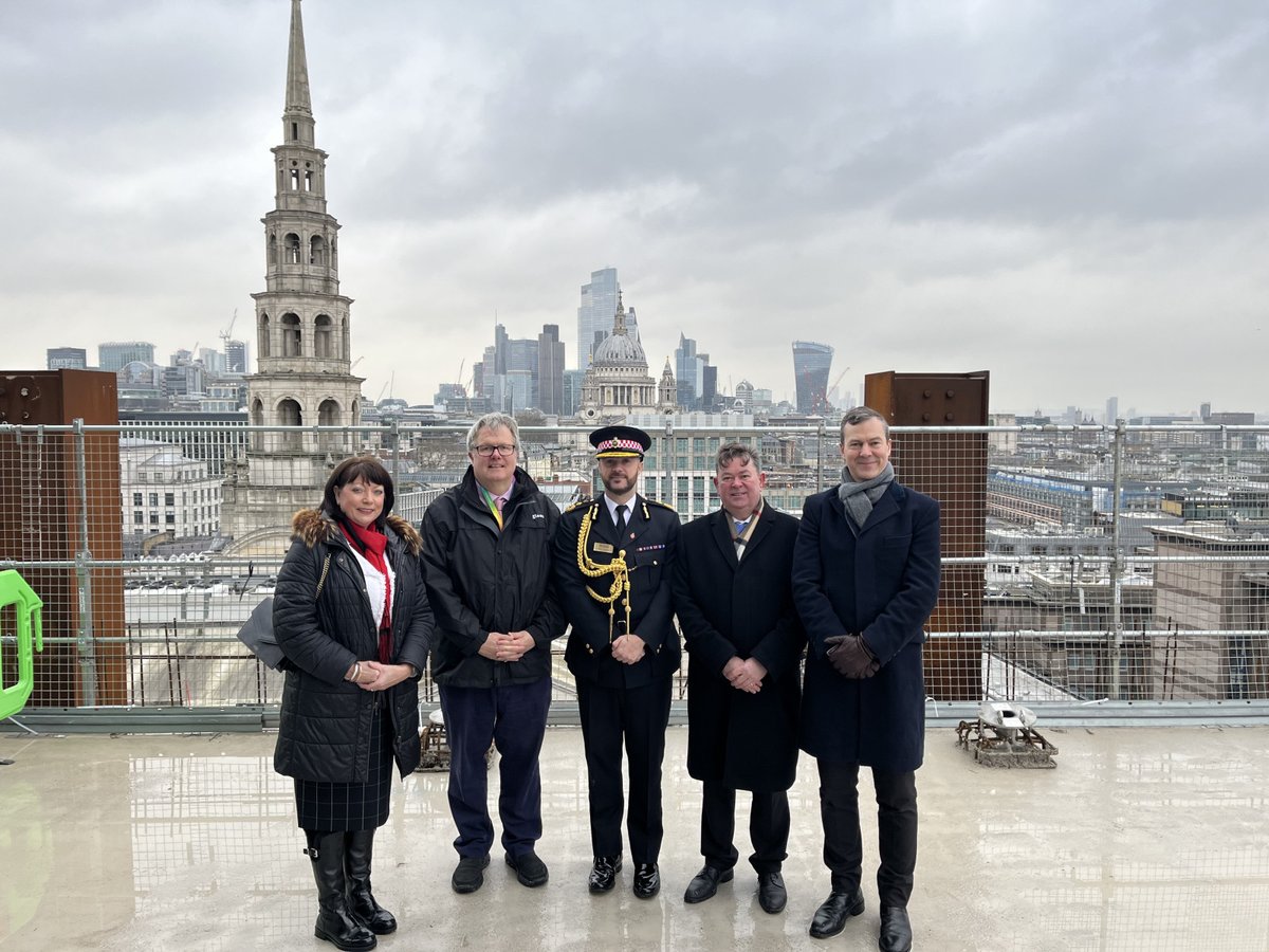 The City of London Corporation and City of London Police have marked the ‘topping out’ of the new City of London Police headquarters at Salisbury Square news.cityoflondon.gov.uk/new-city-of-lo…