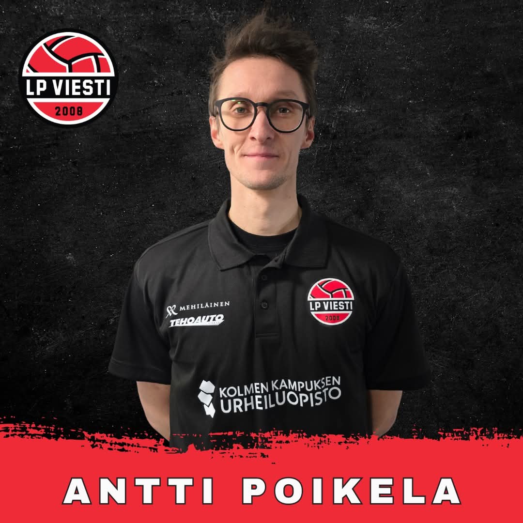 Antti Poikela LP Viestin päävalmentajaksi kaudesta 2026–2027 alkaen! 🔴⚫

Tervetuloa Saloon, Antti! 🙌

Lue koko tiedote: lpviesti.fi